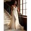 Elegant Party Dress Solid Color Mesh Panel Plunging Neck A Line Maxi Dress - Rouge Vineux XL | US 12