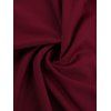 Elegant Party Dress Off the Shoulder Sash Solid Color Bodycon Maxi Evening Gown - Rouge Vineux M | US 6