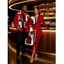 Casual Couple Outfit Colorblock Geometric Print Ruched Turn Down Collar Button Up Bodycon Shirt Dress and Long Sleeve Shirt Set - café lumière S | US 4