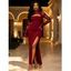Party Dress Floral Lace Panel Cut Out Long Sleeve Slim Slit Bodycon Dress - Noir L | US 8-10