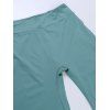 Athletic Women Outfit Cropped Zip Up Cardigan and High Waist Flare Pants Set - Vert clair M | US 6