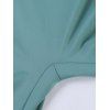 Athletic Women Outfit Cropped Zip Up Cardigan and High Waist Flare Pants Set - Vert clair L | US 8-10