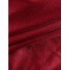 Cocktail Dress Solid Color Ruched Bodycon Spaghetti Strap Party Dress - Rouge Vineux L | US 8-10