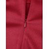 Cocktail Dress Solid Color Ruched Bodycon Spaghetti Strap Party Dress - Rouge Vineux L | US 8-10