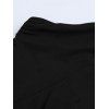 Athletic Women Two Piece Outfits Solid Color Crop Cami Top and High Waist Skirt Set - Noir XL | US 12