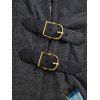 Haut à Capuche en Tricot Imprimé Jointif Tribal avec Boucle à Manches Longues - Gris L | US 8-10