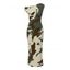 Elegant Dress Camo Striped Print Skew Neck Bodycon Dress - Vert Armée M | US 6
