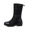 Quilted Fleece-Lined Winter Snow Boots - Noir EU 35
