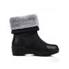 Quilted Fleece-Lined Winter Snow Boots - Noir EU 35