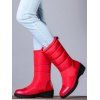 Quilted Fleece-Lined Winter Snow Boots - Rouge EU 43