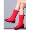 Quilted Fleece-Lined Winter Snow Boots - Rouge EU 43