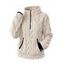 Winter Sweatshirt Jacquard Half Zip Fleece Pocket Long Sleeve Sweatshirt - Blanc S | US 4