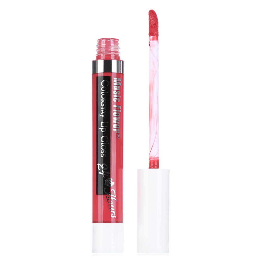 

12 Colors Waterproof Moisturizing Liquid Lip Gloss, #6