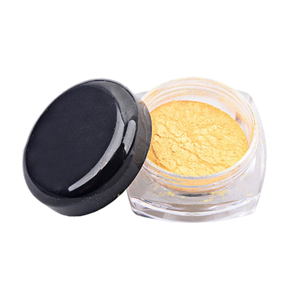 

Colorful Mirror Chrome Effect Nails Powder, Golden