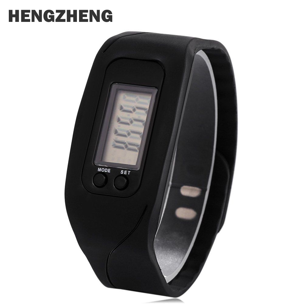 

HENGZHENG HZ67 LCD Children Sport Watch Pedometer Calorie Counter Wristband, Black