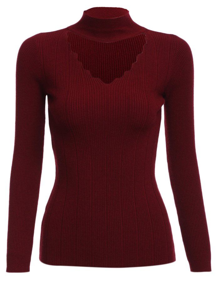 [17% OFF] 2021 Trendy Cloth Necklace V-neck Long Sleeve Color Women ...