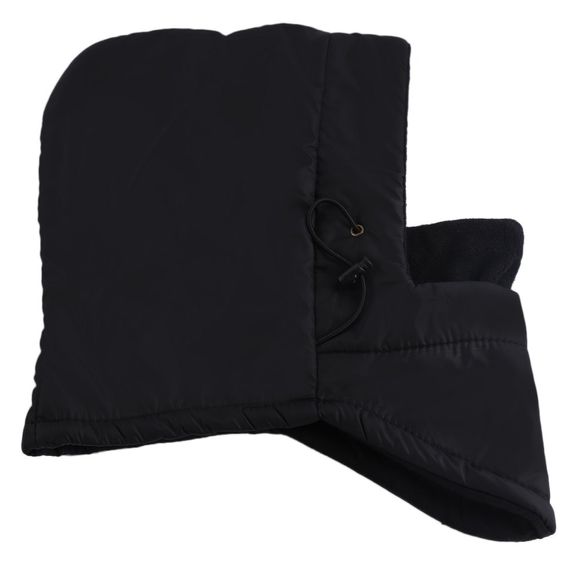 Outdoor Winter Multifunction Warm Wind Resistance Hat for Unisex - Noir 