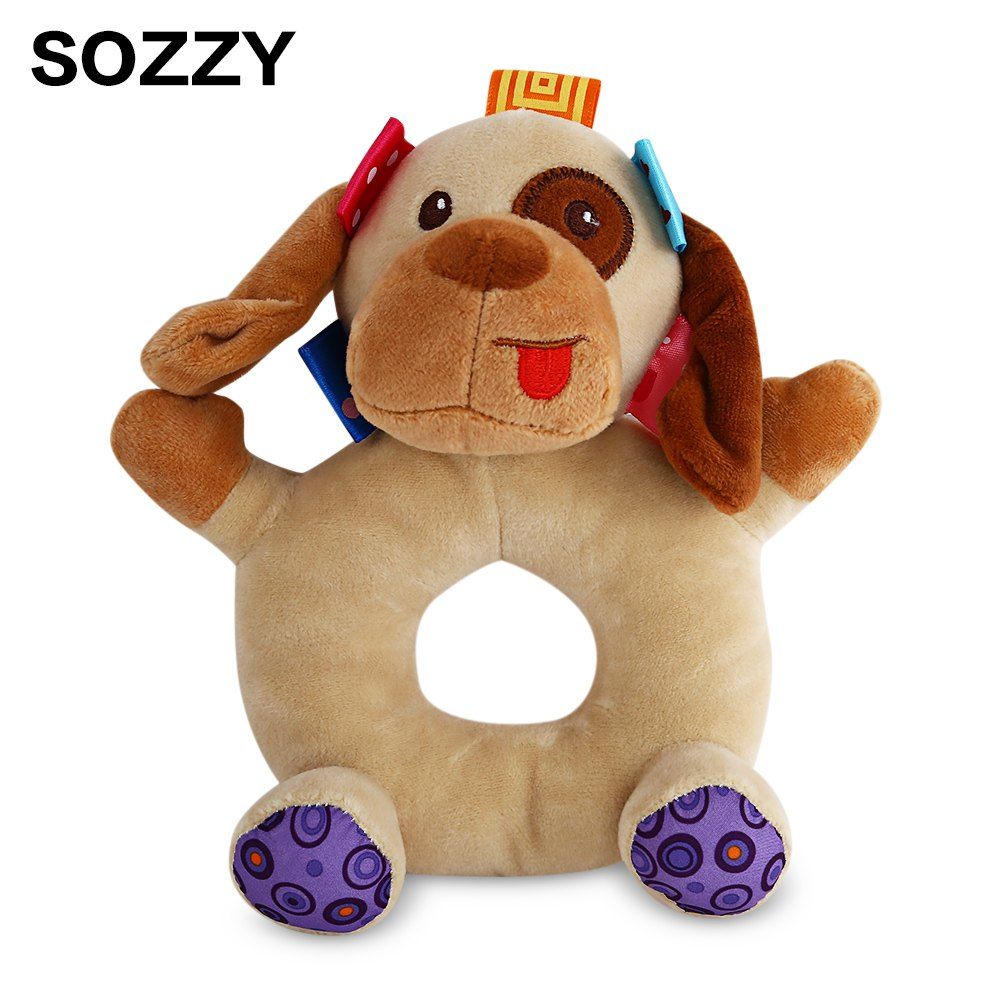 

Sozzy Cartoon Animal Baby Handbell Toy, Colormix