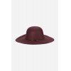 Bowknot Design Dome Top Hat pour les femmes - Rouge vineux 
