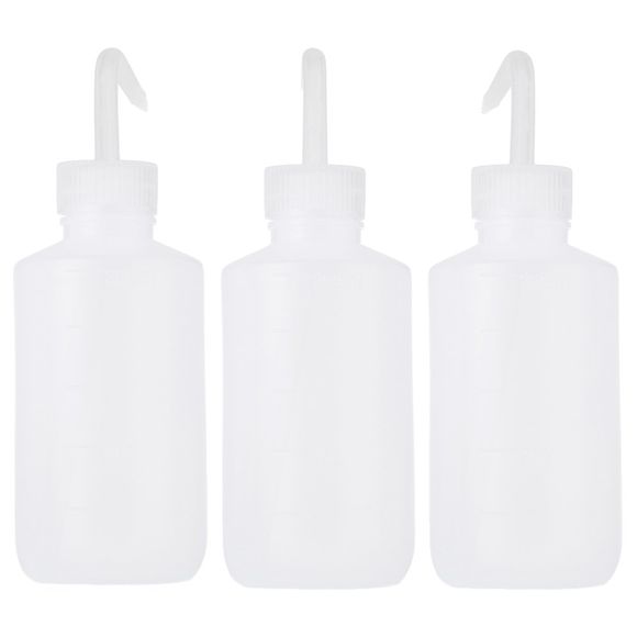 3pcs 250 ml Non-Spray Diffuseur De Tatouage Savon Vert Laver Squeeze Bouteille Lab - Blanc 