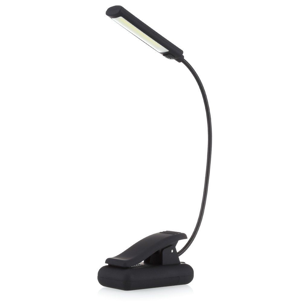 

Clip on Book Lamp Flexible Light for Kids Reading, Black