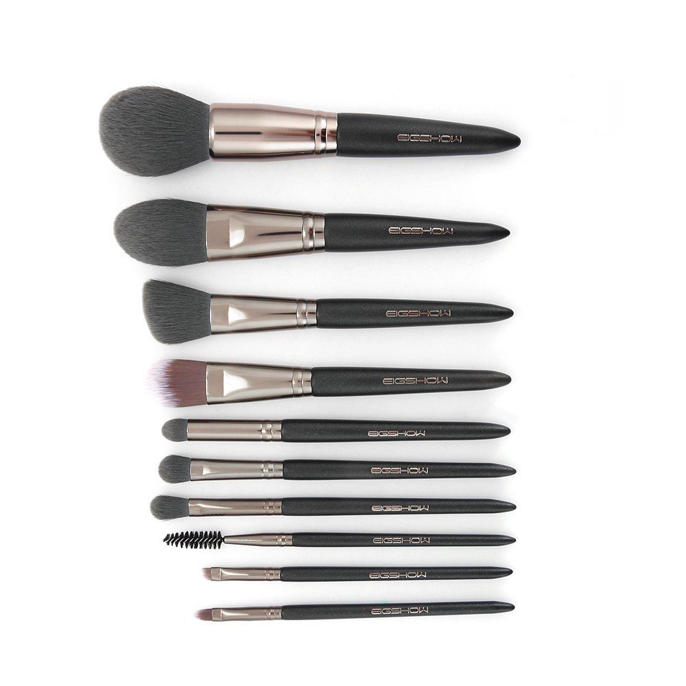 

EIGSHOW Makeup Brushes Cosmetic Kit for Foundation Powder Eyebrow Eyeshadow Lip 10PCS / Set, Multi-a