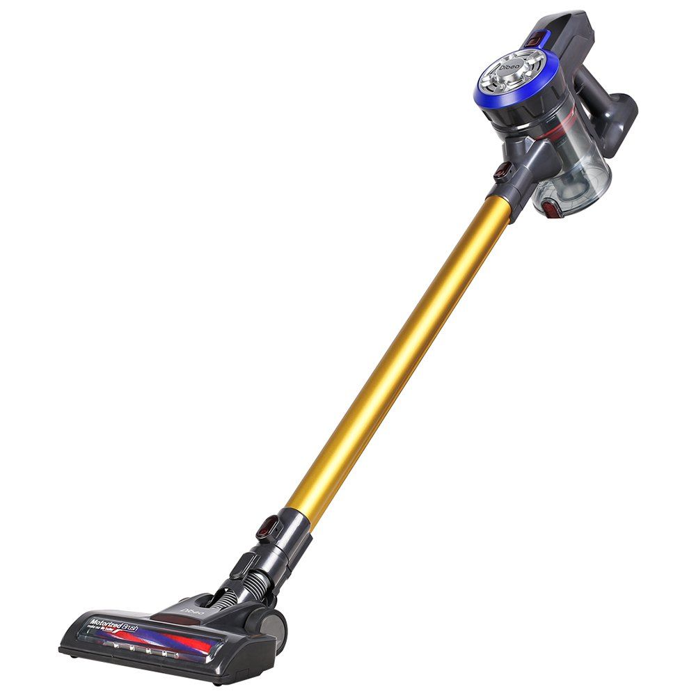 

Dibea D18 Cordless Handheld Stick Vacuum Cleaner, Golden brown