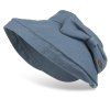 C038 Femme D'été Coréenne Style Bowknot Coton Top Empty Chapeau Sunbonnet Beach pour les Filles - Bleu 