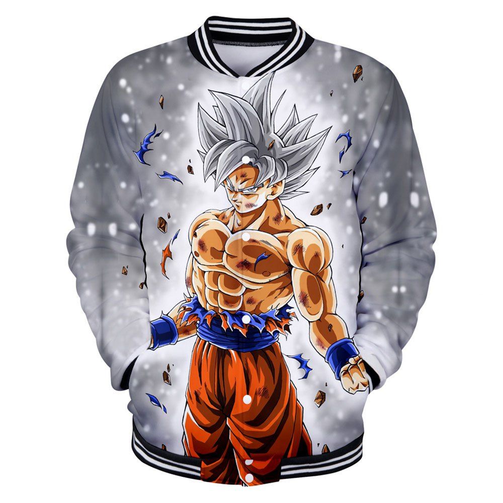 

2018 New Dragon Ball Casual 3D Baseball Jacket, Multi-a