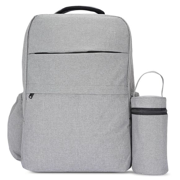 Nouveau style à la mode grand sac à dos résistant à l'eau multi-fonction de Western à la mode - Cendre gris 