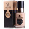 MISS ROSE Nouvelle réparation de bouteilles en verre 30ML Nourrissante Concealer Liquide Fondation - 002 