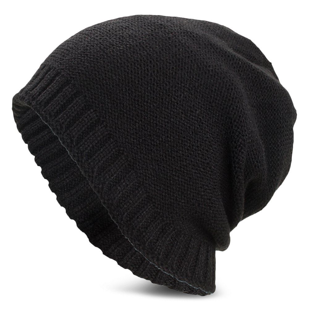[17% OFF] 2021 Unisex Warm Skully Hat Beanie Solid Color Thick Soft ...