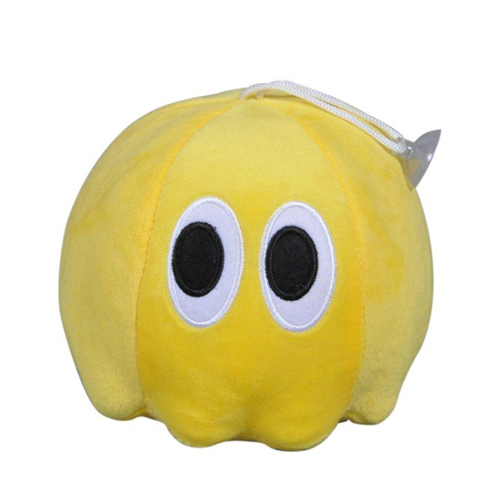 

Pixels Pac-Man Villain Ghost 16cm Plush Doll Stuffed Cartoon Toy Lovely Bed Accompany, Yellow