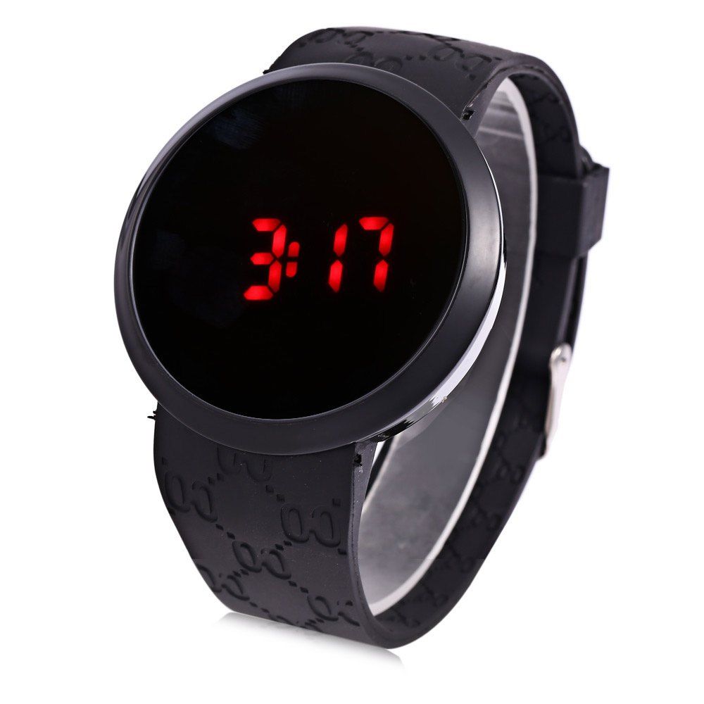 Touch screen watch. Часы сенсорные выключены. Led watch круглые. Часы led click. Наручные часы Дигитал скрин.