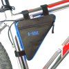 B-SOUL Sac Triangulaire de Vélo en Plein Air en Toile - Bleu 