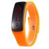Montre de Sport Montre Bracelet Homme Femme LED Digital - Orange 
