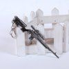 12cm Porte-clé Rifle Sniping Pendentif Porte-clés Métal Suspendre pour Sac décoration - Gris Noir SNIPING RIFLE 1