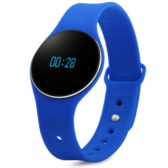 L16 intelligent bracelet montre Bluetooth 4.0 SMS Rappel , calcul les calories brûlés pour sport - Bleu 