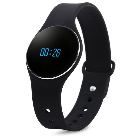 L16 intelligent bracelet montre Bluetooth 4.0 SMS Rappel , calcul les calories brûlés pour sport - Noir 