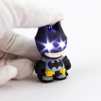  ABS Key Chain Hanging Pendant Movie Product Voice LED Light Control Key Bag Decoration 