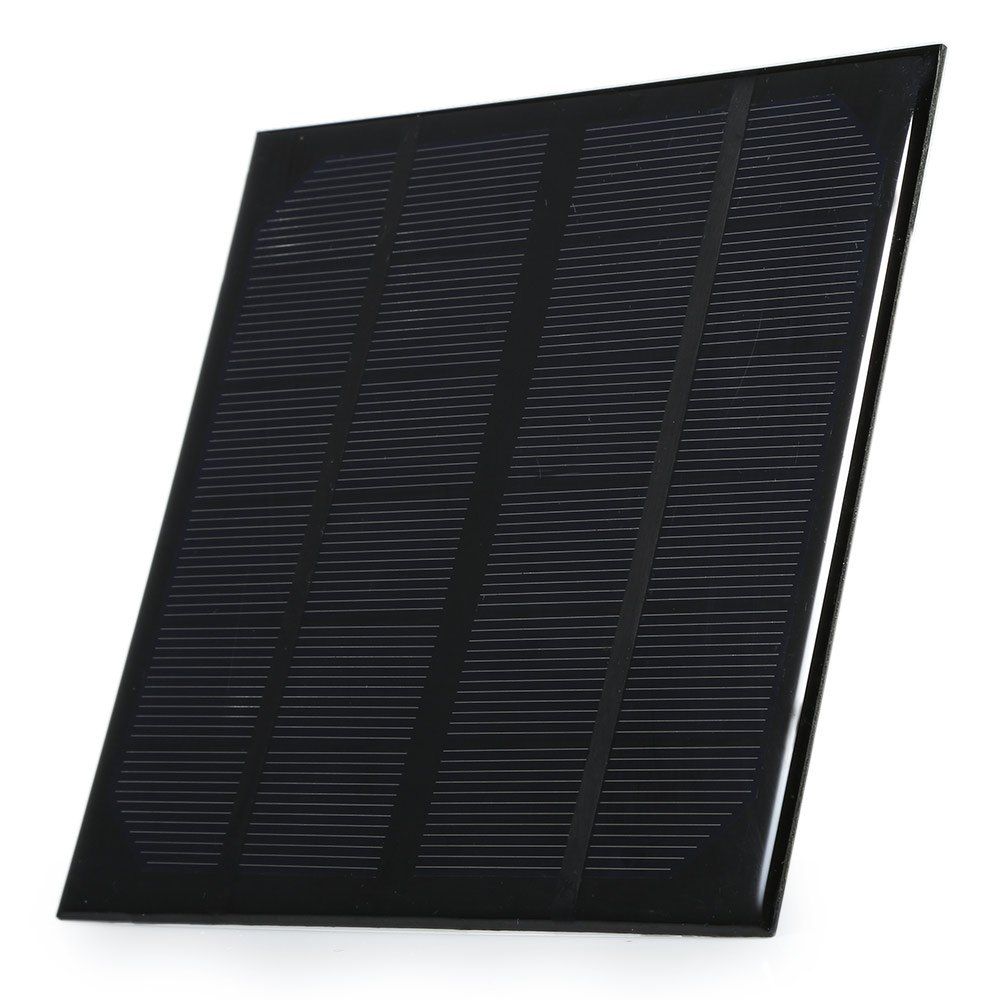 

3W 5V USB Output Monocrystalline Silicon Solar Panel Charger 145 x 145mm, Black