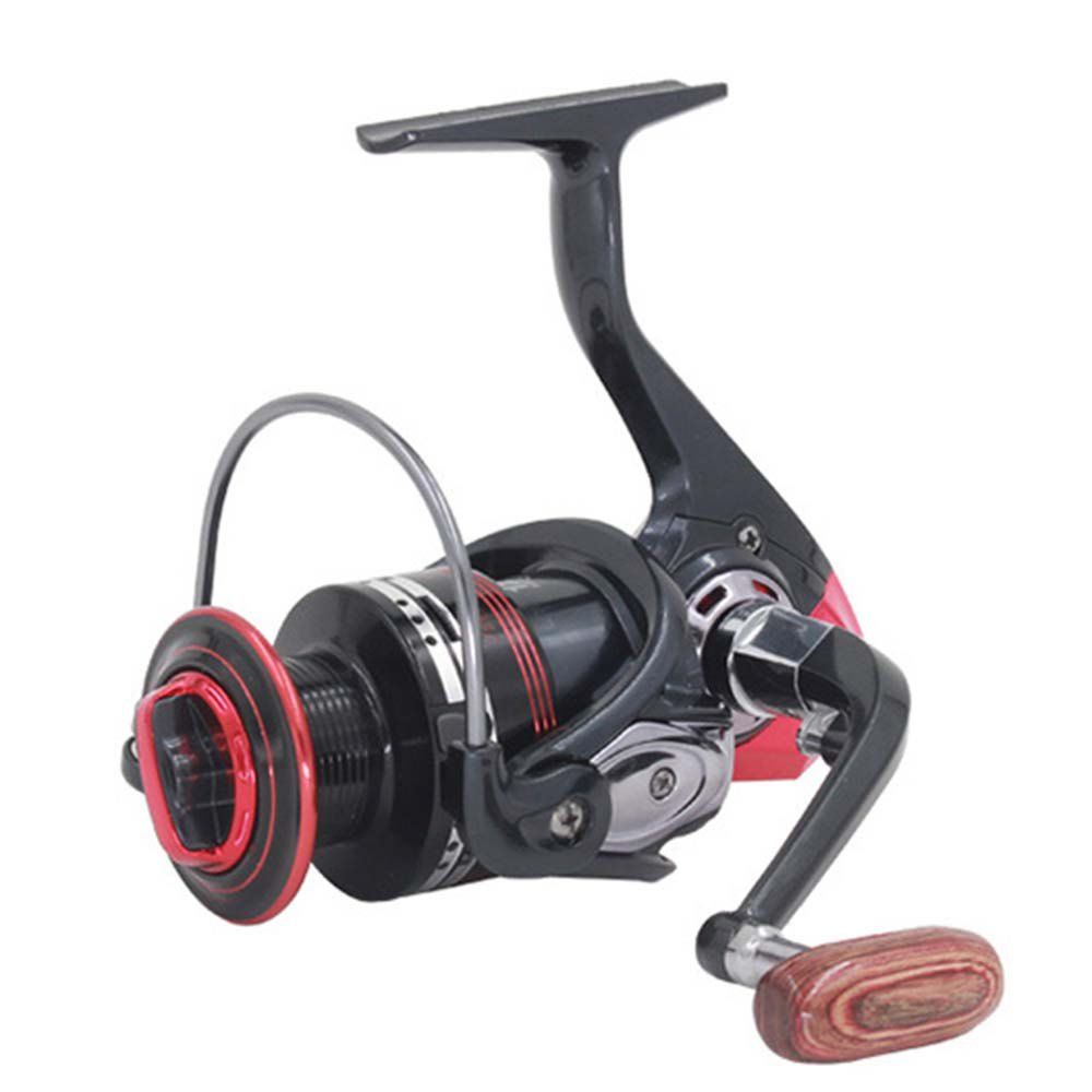 

DIAODELAI LK2000 13 Ball Bearings Metallic Spinning Fishing Reel, Black