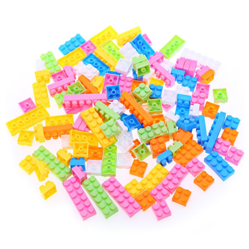 

144pcs Kids Multicolor Plastic Creative DIY Educational Building Blocks Puzzle Game Toy, Colormix