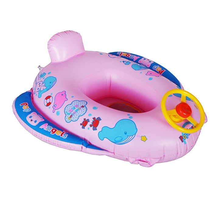 

Gigantic Cartoon Pattern Inflatable Swimming Float for Kids Summer Water Games, Pink