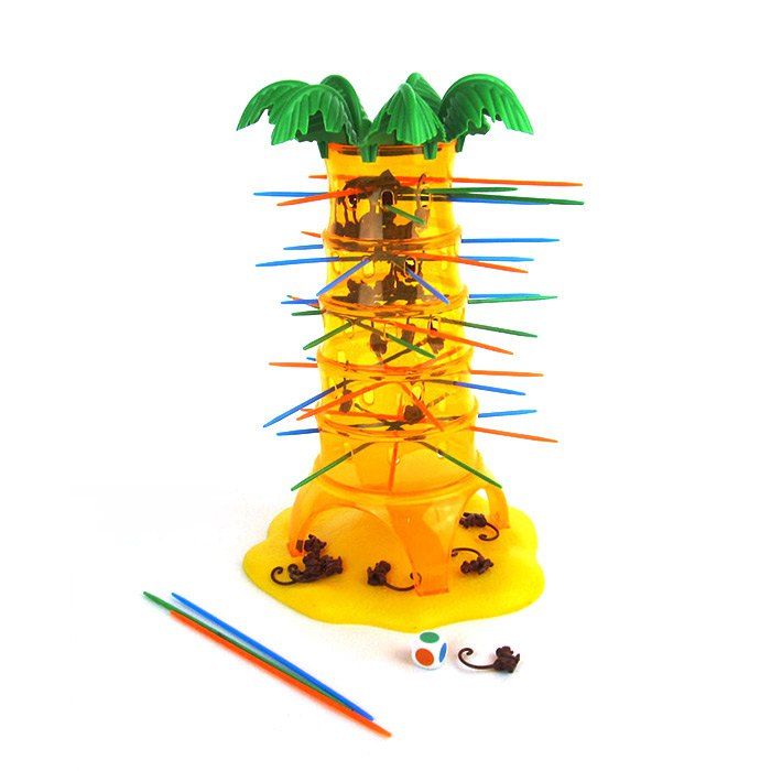 

Funny Falling Tumbling Monkey Parenting Family Interactive Toy, Colormix