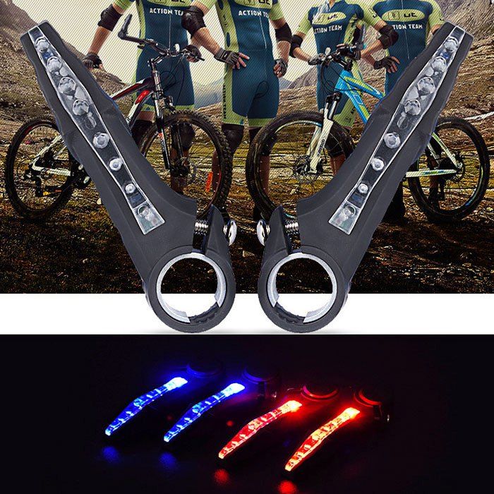 

Bicycle Handlebar Light Turn Signal Lamp Super Bright for Cycling, Red