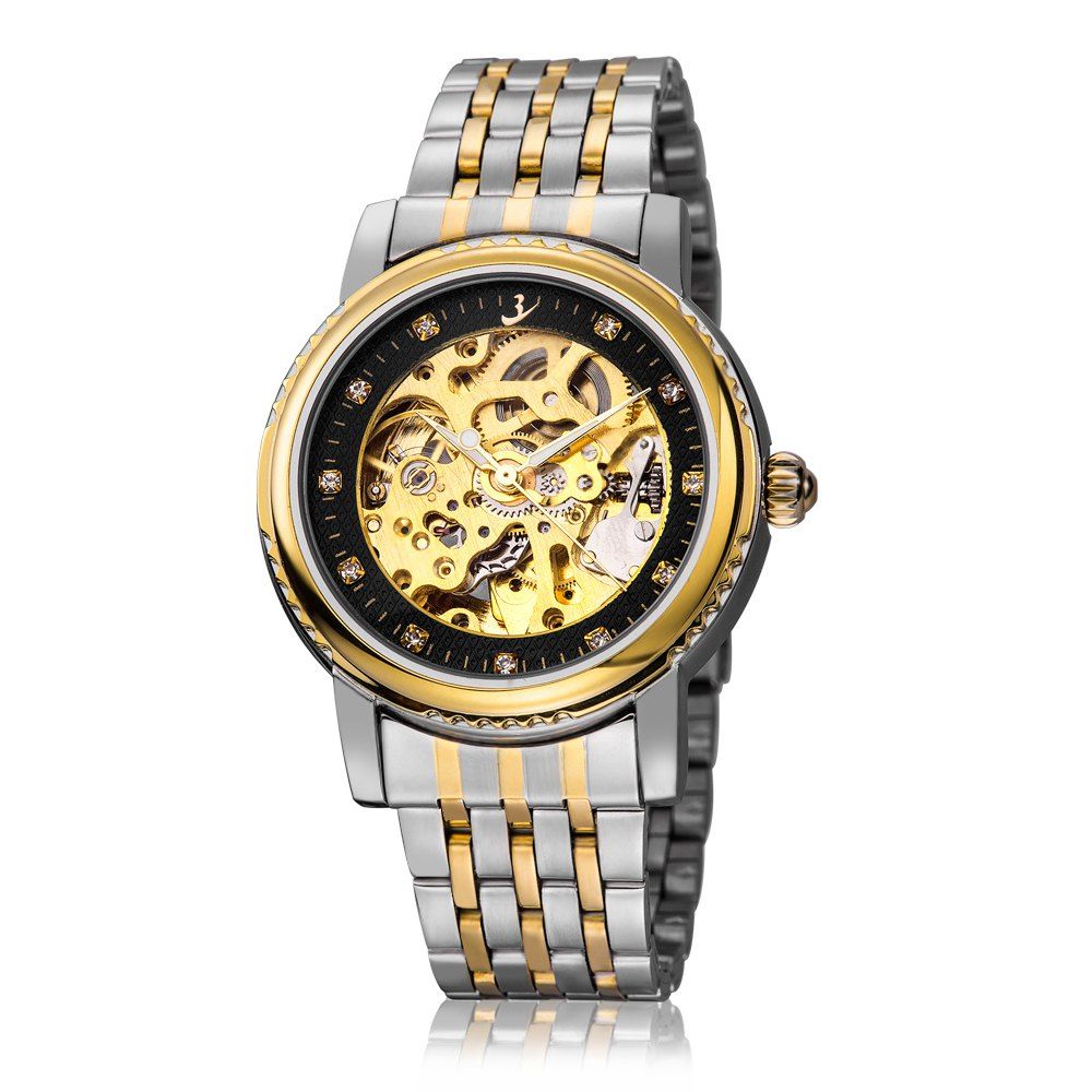 flent f8113g automatic mechanical male wristwatch