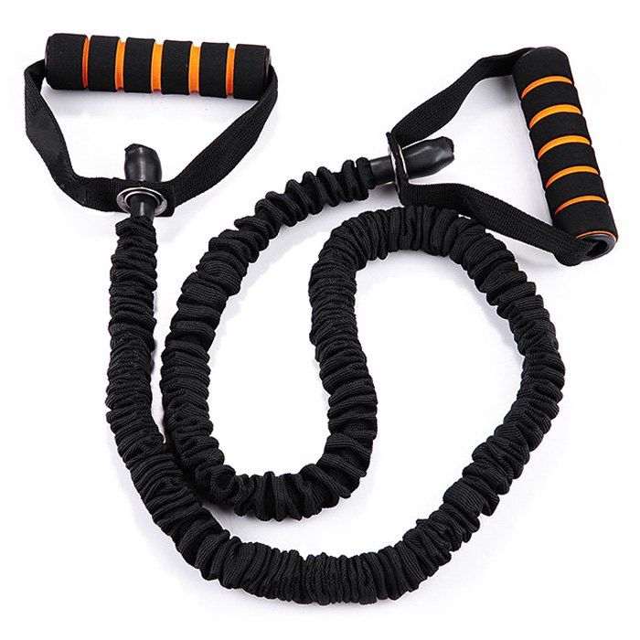 

Latex Elastic Strength Trainer Resistant Band for Yoga Fitness Exercise, Black