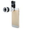 Accessoire Monoculaire Mini Téléphone Mobile 8X - Blanc 