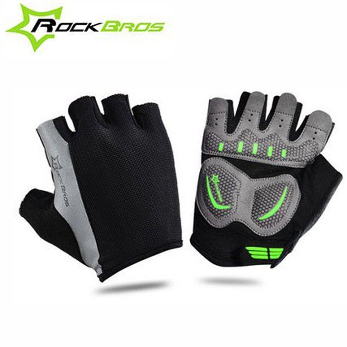 

ROCKBROS Summer Unisex Half-finger Cycling Gloves, Black